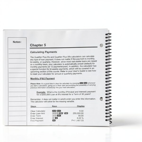 Calculated Industries Real Estate Finance Workbook Yellow-4