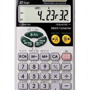 Sharp Financial Calculator Metal Cabinet Metric Conversions-0