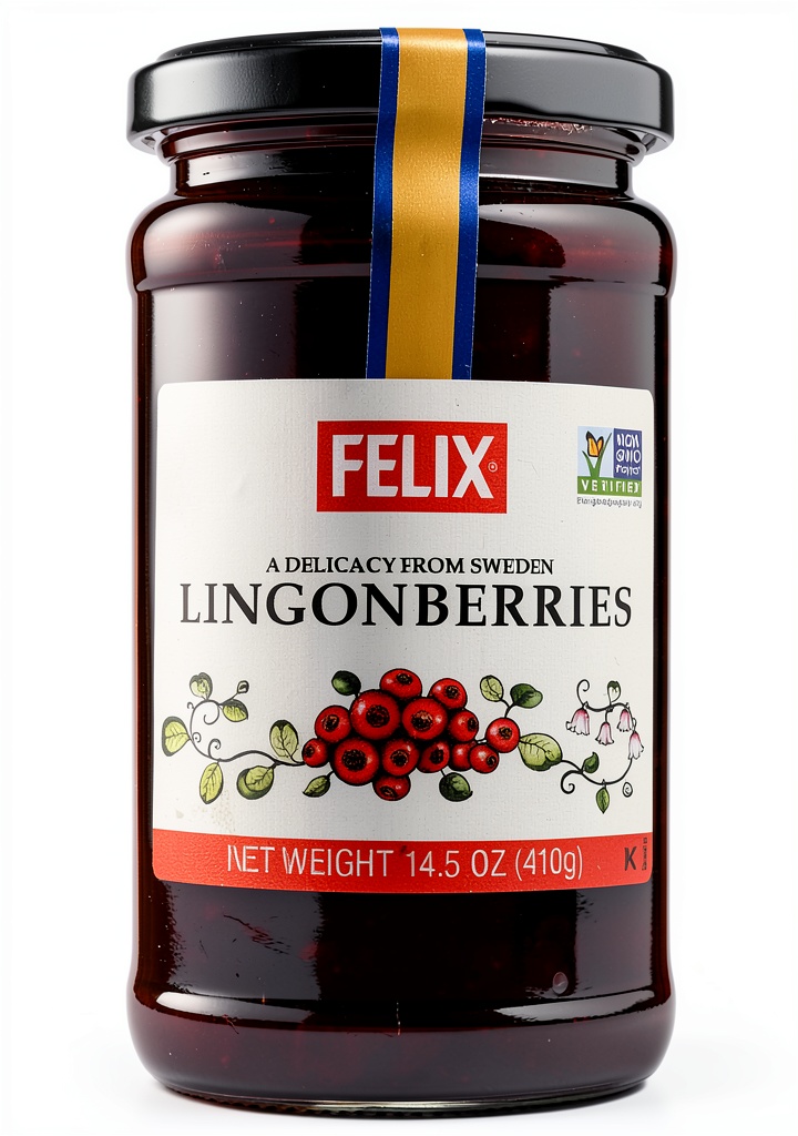Felix jam preserves jars on a breakfast table with toast and butter