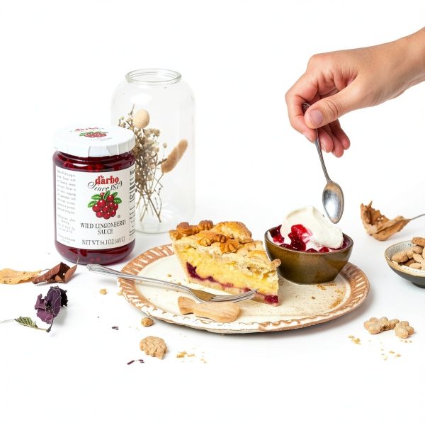 Lingonberry Sauce D'arbo 60% Fruit Gourmet Spread-3