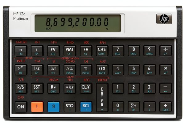 HP 12C Financial Calculator RPN Portable-0