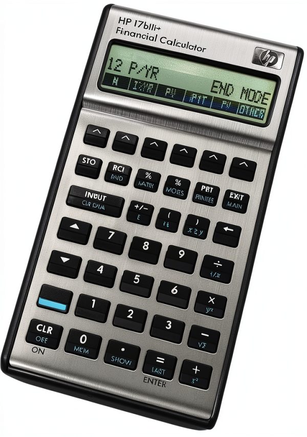 HP HEW17BIIPLUS‑SPR Financial Calculator Portable with Dual Batteries-1