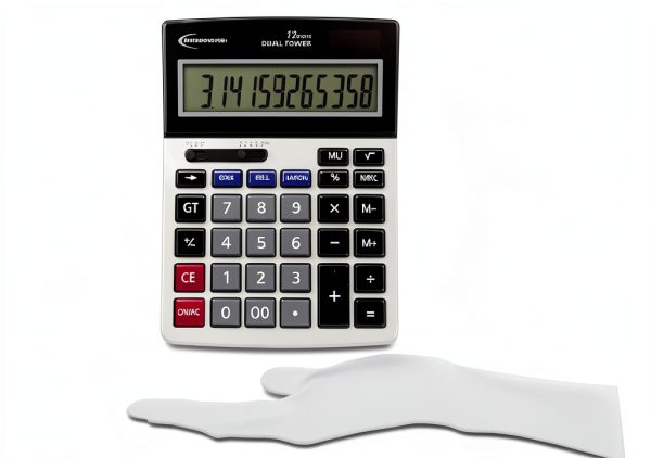 INNOVERA Solar Powered Business Calculator Model 15966 Curved Design-4