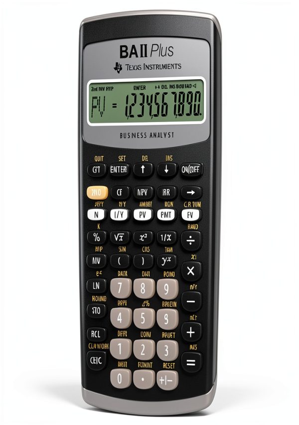 Texas Instruments Financial Calculator MSS191086H01 Battery Operated-1