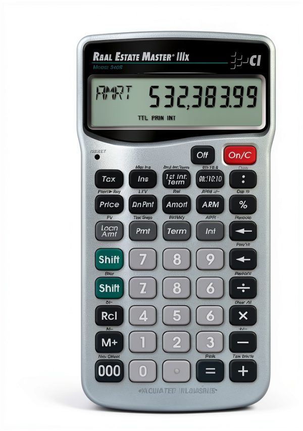 Calculated Industries Real Estate Master IIIX Calculator Silver-1