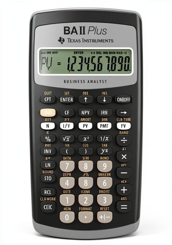 Texas Instruments Financial Calculator MSS191086H01 Battery Operated-0