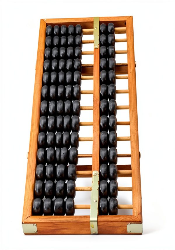 Chinese Wooden Abacus LittleTiger Vintage Fengshui 9.5x4x0.91in-2