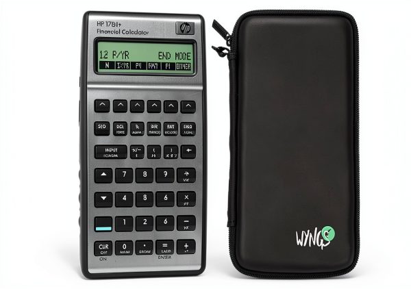 Financial Calculator WYNGS Model 4062401001525 with Protective Case-0