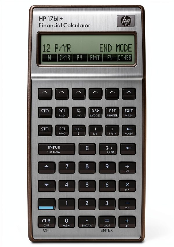 HP HEW17BIIPLUS‑SPR Financial Calculator Portable with Dual Batteries-0