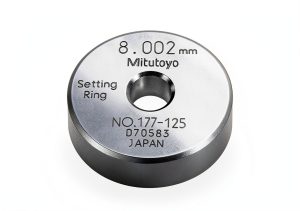 Mitutoyo Setting Ring 177-125 Calibration 8mm Size 10mm Width-0
