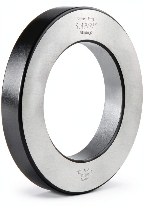 Mitutoyo 177-319 Setting Ring 3.5" Size 0.98" Width Calibration-0
