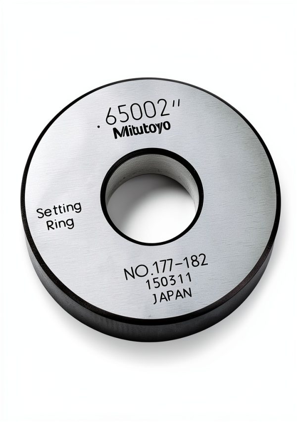 Mitutoyo Setting Ring 0.65" Size 0.39" Width +/-0.00004" Accuracy-0