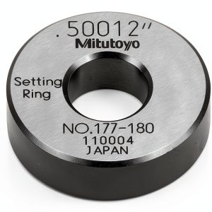 Mitutoyo Setting Ring 177-180 .500" ID Hardened Steel Calibration Ring-0
