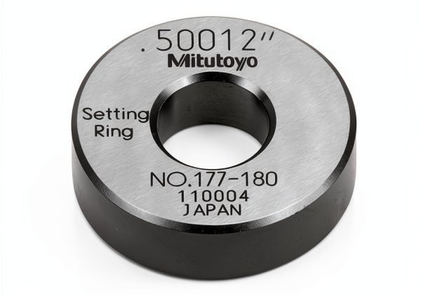Mitutoyo Setting Ring 177-180 .500" ID Hardened Steel Calibration Ring-0