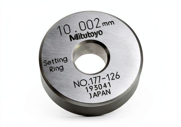 Mitutoyo Setting Ring 10mm Size 10mm Width 32mm OD +/-1.5µm Accuracy-1