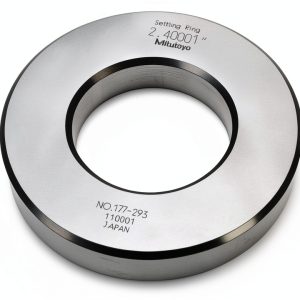 Mitutoyo 177-293 Setting Ring, 2.4" Size, 0.79" Width, 4.41" Outside Diameter, +/-0.00004" Accuracy-0