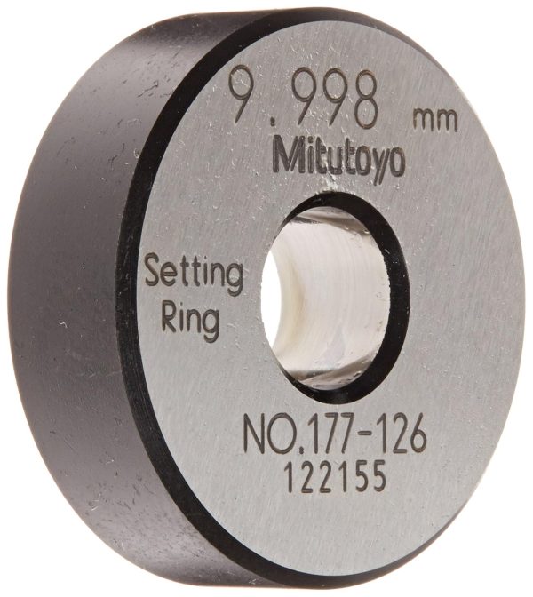 Mitutoyo Setting Ring 10mm Size 10mm Width 32mm OD +/-1.5µm Accuracy-0