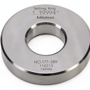 Mitutoyo Setting Ring 177-289 1.200" ID Hardened Alloy Steel-0