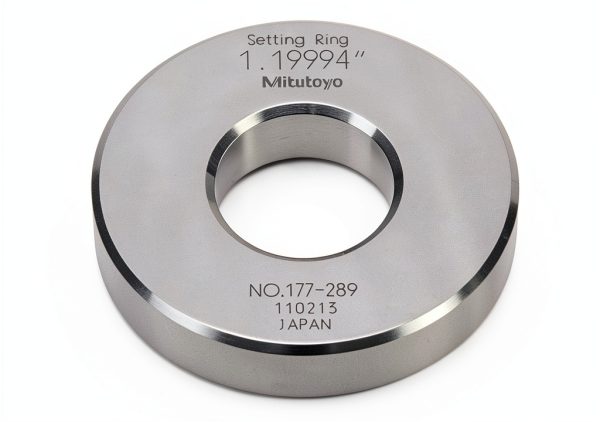 Mitutoyo Setting Ring 177-289 1.200" ID Hardened Alloy Steel-0