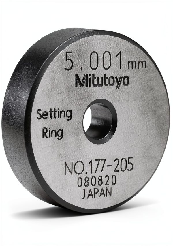 Mitutoyo 177-205 Setting Ring 5mm Precision Calibration Tool for-0